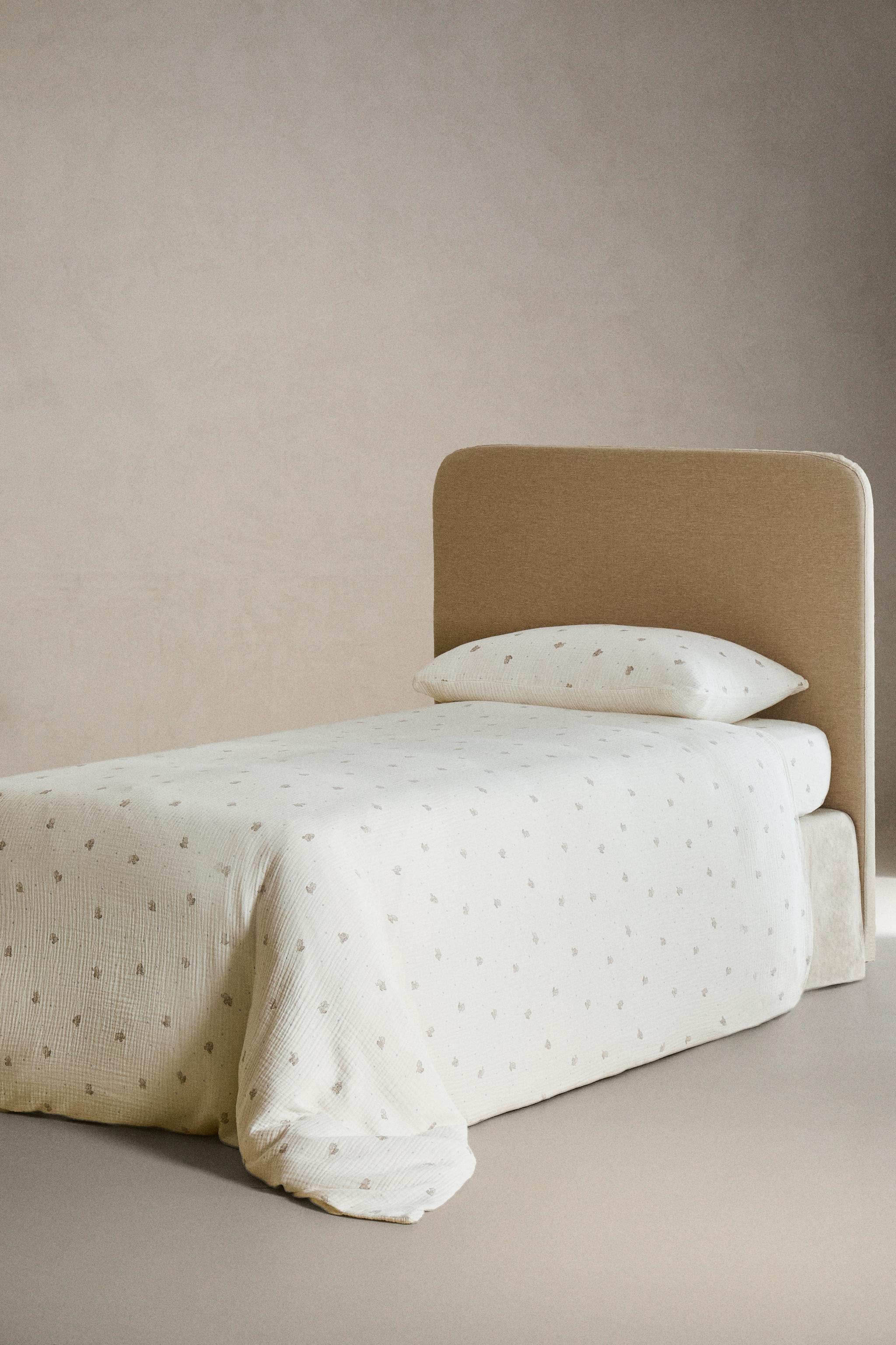 CHILDREN'S MUSLIN DUVET COVER WITH ELEPHANTS